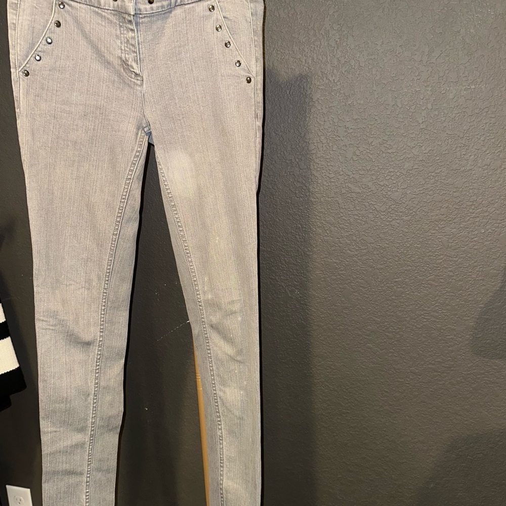 Alexander McQueen for Target Skinny Gray Jean